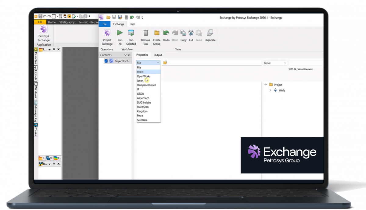 Reliable data exchange between Petrel and OpenWorks